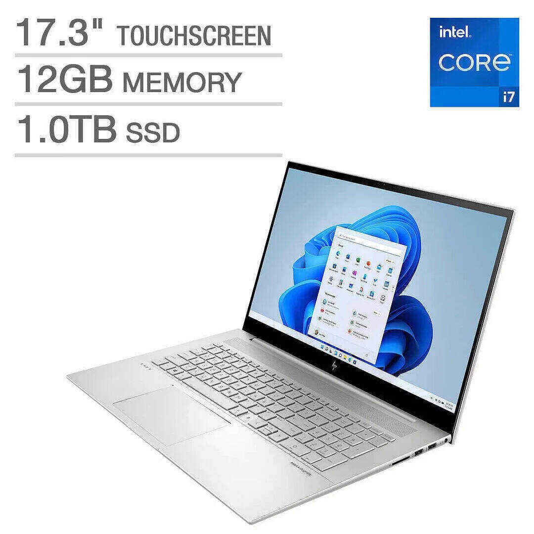 Portátil HP ENVY con pantalla táctil de 17.3 - Intel Core i7-1255U de 12.ª generación - 1080p - Windows 11