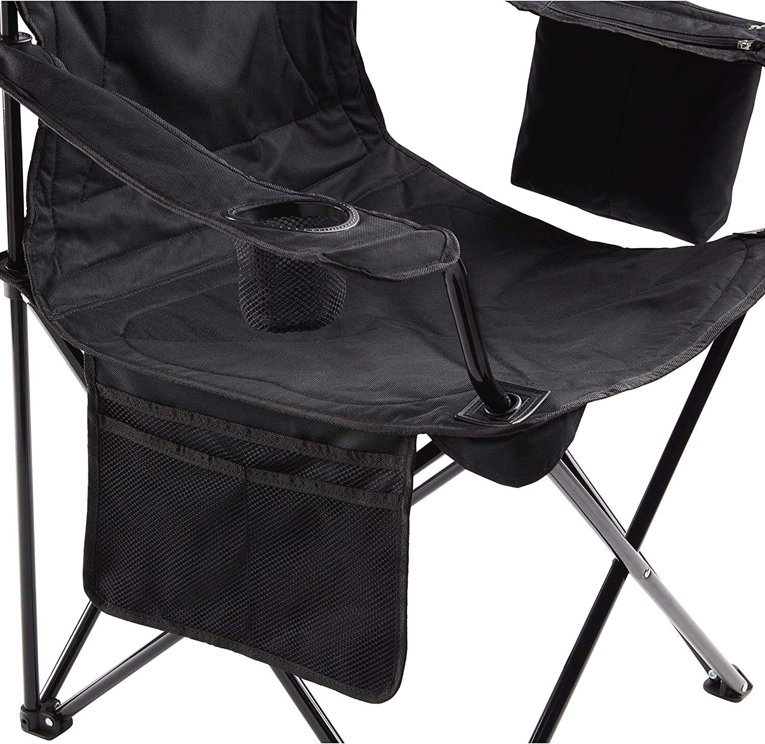 Camping Chair with Built-in 4 Can Cooler