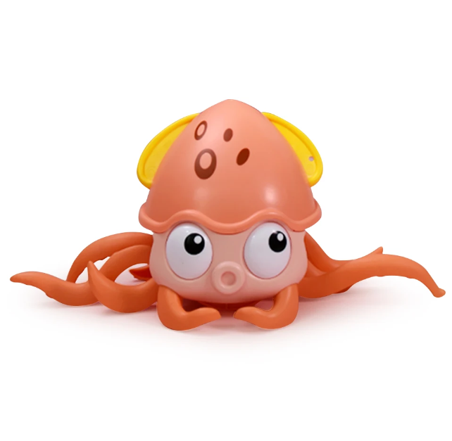 Kids Bath Toy Wind-up Clockwork Floating Cartoon Cute Octopus Bathroom Shower Fun Playing Water Diving Training Toys for Baby