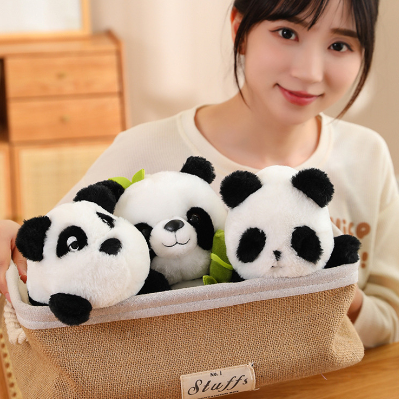 Kawaii Bamboo Tube Panda Plush Toy