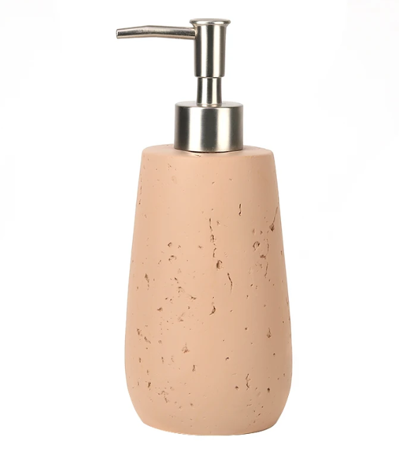 Cement Lotion Bottle Shower Dispensers Bathroom Liquid Hand Soap Dispenser Pure Color Cement Concrete Lotion Dispenser