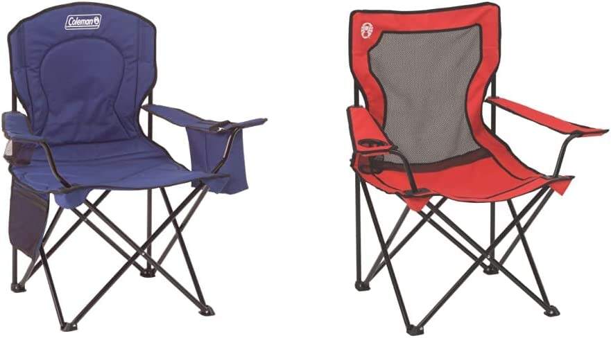 Camping Chair with Built-in 4 Can Cooler