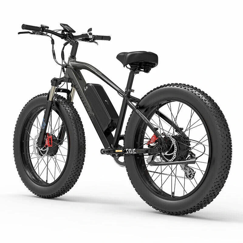 LANKELEISI MG740PLUS Bicicleta eléctrica 20Ah 48V 1000W * 2 26 * 4.0 pulgadas Rango de kilometraje 120-150 km Carga máxima 180 kg