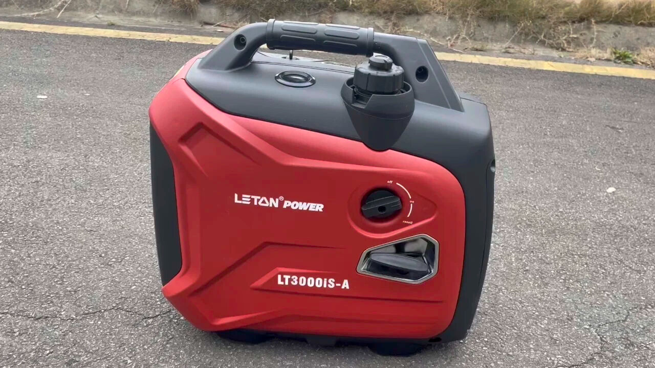 Generator Inverter Bensin LETON 3000W Generator Portabel Ukuran Kecil Konsumsi Bahan Bakar Rendah