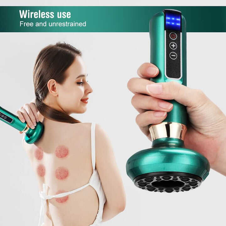 12 Level Electric Cupping Massager | Anti-Cellulite Vacuum Suction Cup