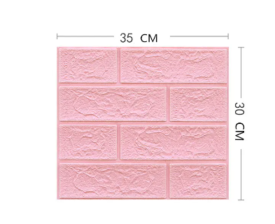 3d foam wall sticker self-adhesive waterproof solid color wallpaper anti-collision soft bag bedroom decoration 35*30CM/70*77CM