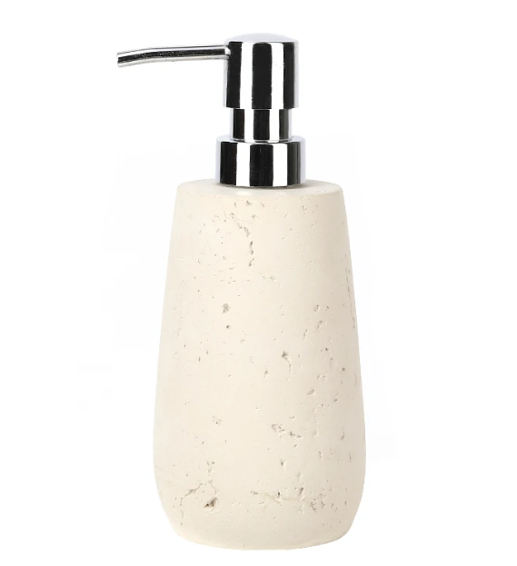 Cement Lotion Bottle Shower Dispensers Bathroom Liquid Hand Soap Dispenser Pure Color Cement Concrete Lotion Dispenser