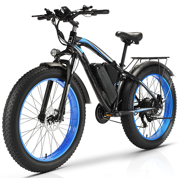 ✨Wide tire electric bike with 1000W 48V/17.5Ah removable battery 31MPH✨